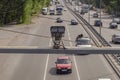 Video camera for monitoring the traffic situation