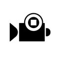 Video camera stop Royalty Free Stock Photo