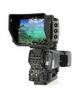 Video Camera Viewed from Back Royalty Free Stock Photo