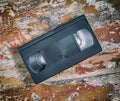 Video cassette close-up Royalty Free Stock Photo