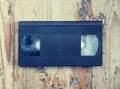 Video cassette close-up Royalty Free Stock Photo