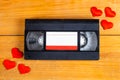 Video Cassette closeup Royalty Free Stock Photo