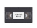 Video cassette historical movie