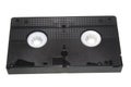 Video cassette isolated on white background Royalty Free Stock Photo