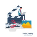 Video editing. Multimedia content