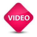 Video elegant pink diamond button