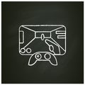 Video game chalk icon