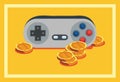 Video games icons Royalty Free Stock Photo