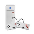 Video game console vector Royalty Free Stock Photo