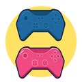 Video Game Console Vector Illustration Royalty Free Stock Photo