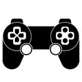 Video game controller gamepad flat vector icon for gaming apps and websites Royalty Free Stock Photo