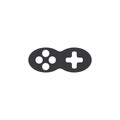video game controller  icon vector illustration Royalty Free Stock Photo