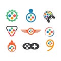 video game controller  icon vector illustration Royalty Free Stock Photo