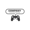 video game controller logo icon vector illustration