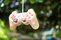 Video game controller, old and unusable Royalty Free Stock Photo