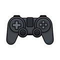 Video Game Controller on White Background. Gamepad Icon. Vector