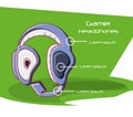 Video game headset icon