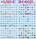 Video game icons set