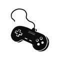 Video game joystick hand drawn doodle control