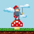 Video game pixel design