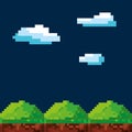 Video game pixel design