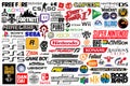 Video Games brand - Vector collection