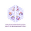 Video games designing concept icon with text Royalty Free Stock Photo