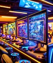 Video Gaming Centres Commercial Business. Generative AI.