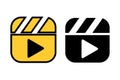 Video icons. Play buttons. Media player vector icons. Shorts video.