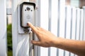 Video Intercom in the entry of a house