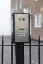 Video Intercom Gate Royalty Free Stock Photo