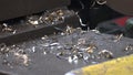 Video of metal chip in workshop