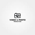 Video & Photo Production vector logo design template idea and inspiration Royalty Free Stock Photo