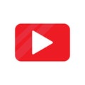 Video player button Royalty Free Stock Photo