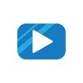 Video player button Royalty Free Stock Photo