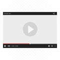 Video player interface. Royalty Free Stock Photo