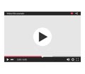 Video player interface web screen template. Media player window bar design mockup Royalty Free Stock Photo