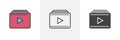 Video playlist icon