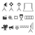 Video production icons