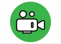 video recorder icon vector design