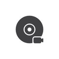 Video recording vector icon Royalty Free Stock Photo