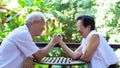 Video secret of lasting love. Asian senior comply, give in to each other in life