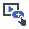 Video subscription icon