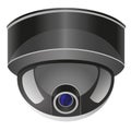 Video surveillance camera vector illustration Royalty Free Stock Photo