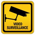 Video surveillance sign