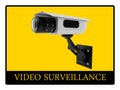 Video surveillance sign