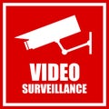 Video surveillance sign