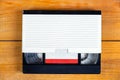 Video Tape Cassette closeup Royalty Free Stock Photo