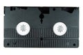Video tape cassette isolated Royalty Free Stock Photo