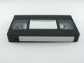 Video tape with labels Royalty Free Stock Photo